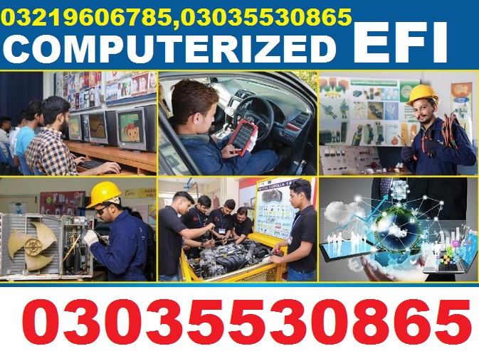 Auto Engineering car scanning EFI Diploma Course in Rawalpindi, Layyah, Lodharan, Mandi-Bahuddin, Mianwali, Multan, Muzaffargarh, Nankana Sahib, Narowal, Okara, Pakpattan, Rahim Yar Khan, Rajanpur, Sahiwal, Sargodha,