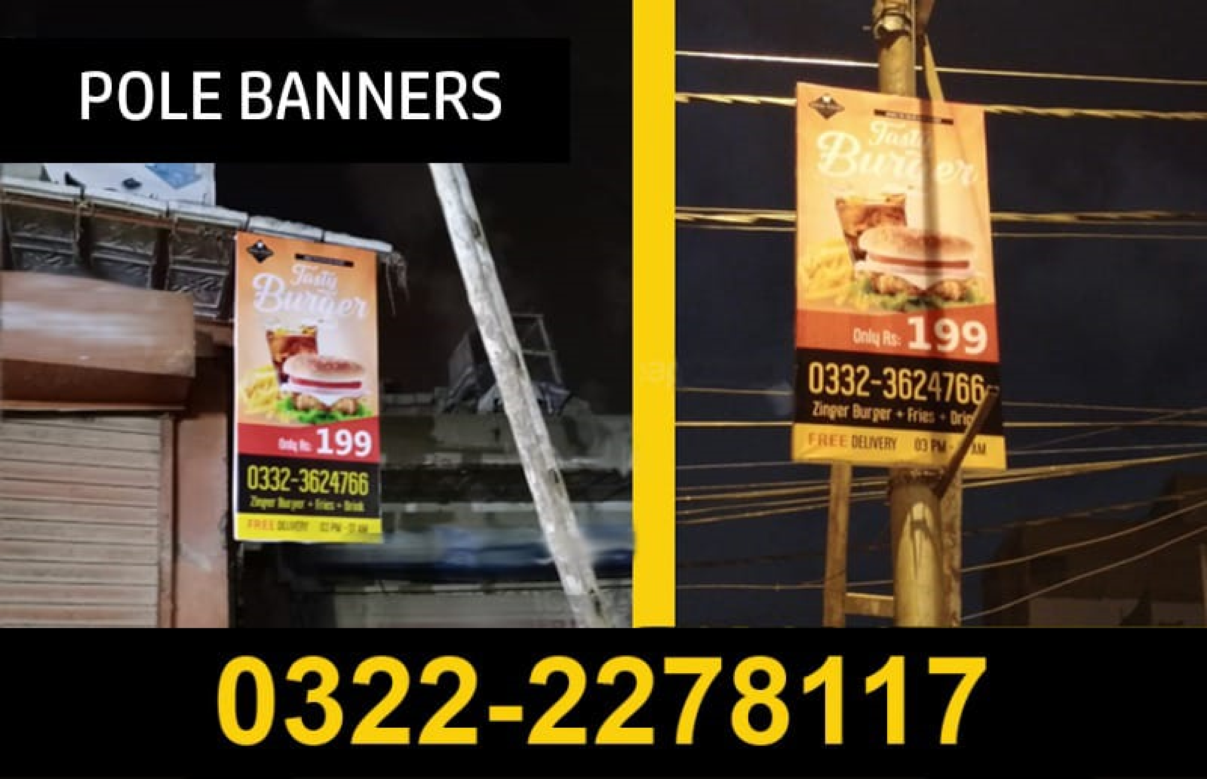 Pole Steamers | Road Pole Banner Advertising Agency