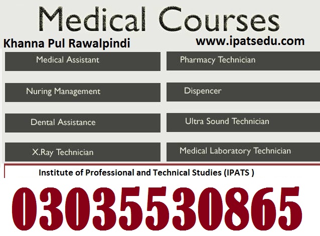 Medical Lab Technician Diploma Course World Wide Acceptable with UK/USA/Pak/U.A.E International Certifications in Islamabad,Rawalpindi,Pakistan.
