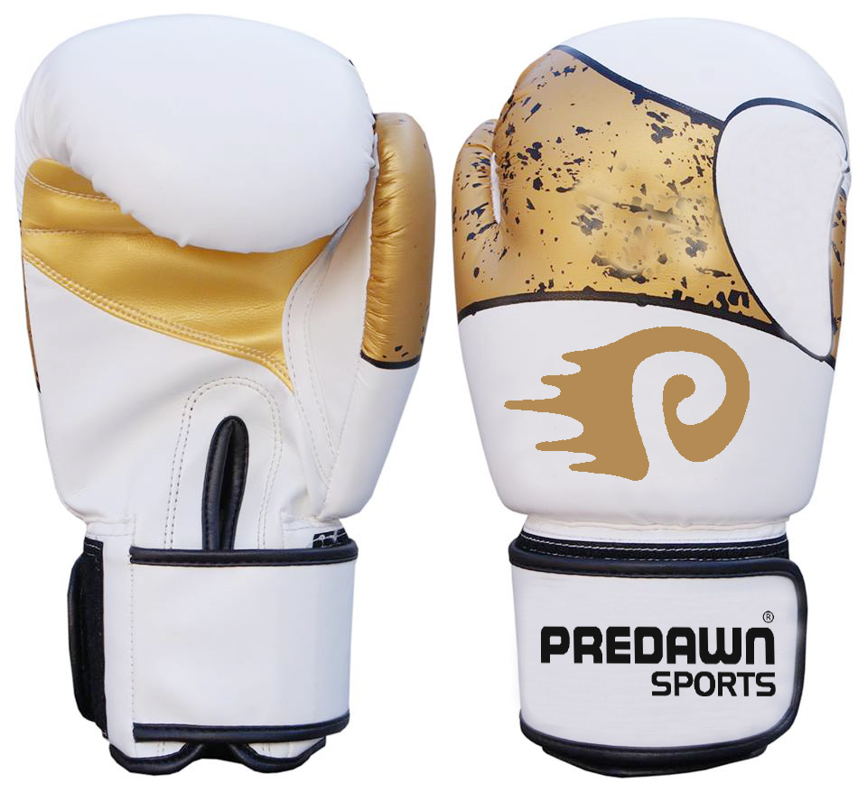 Boxing Gloves Made of Artificial leather DX inside padded with Injection mold and velcro closing strap