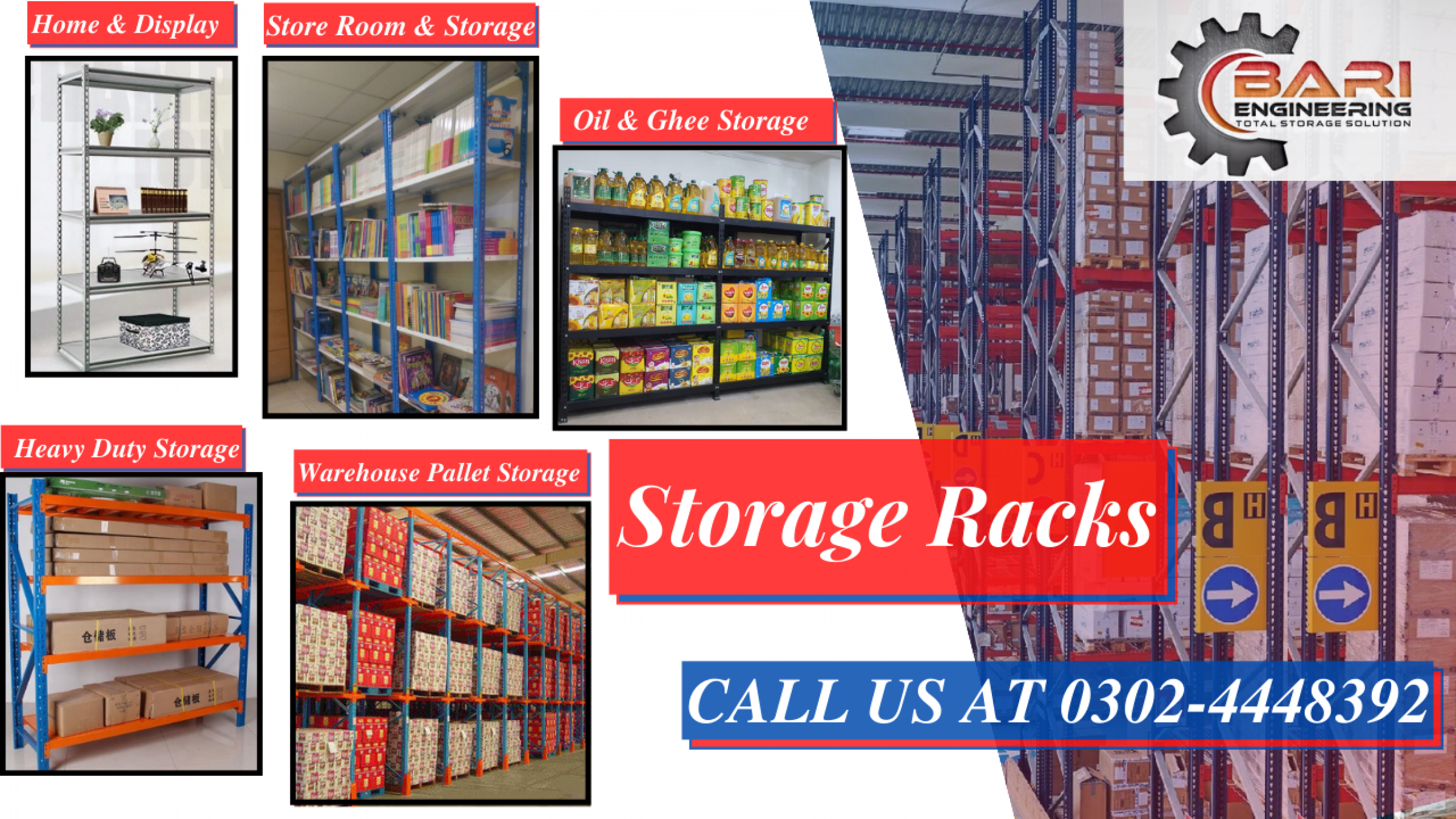 Bari Engineering | Bari Steel Racks | Racks Manufacturer in Lahore Pakistan