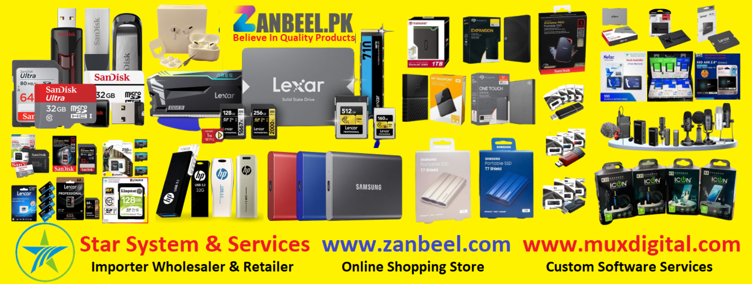 We Seller Computer & Mobile Accessories, Wireless Mic, Gadgets