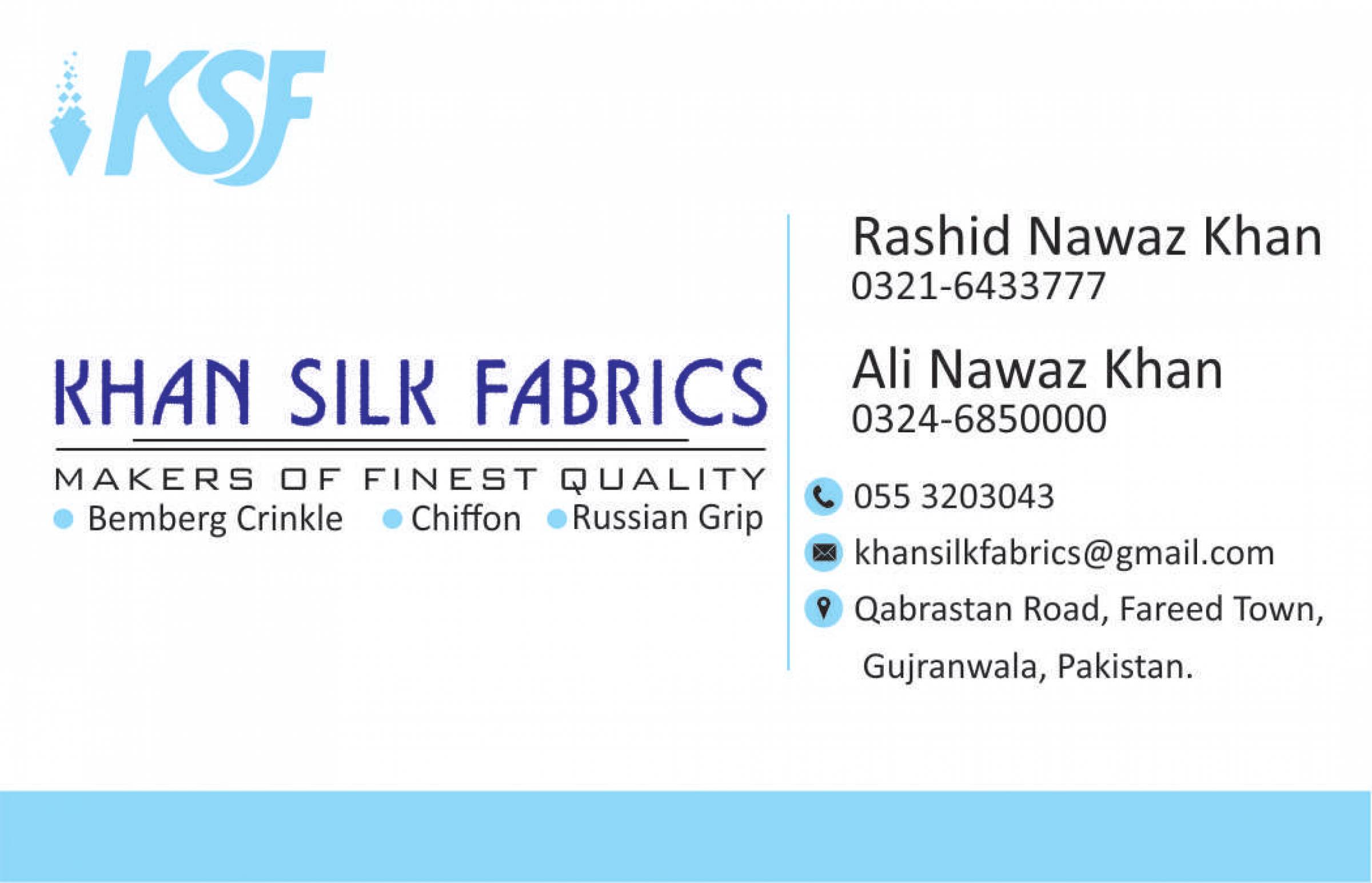 Khan Silk Fabrics