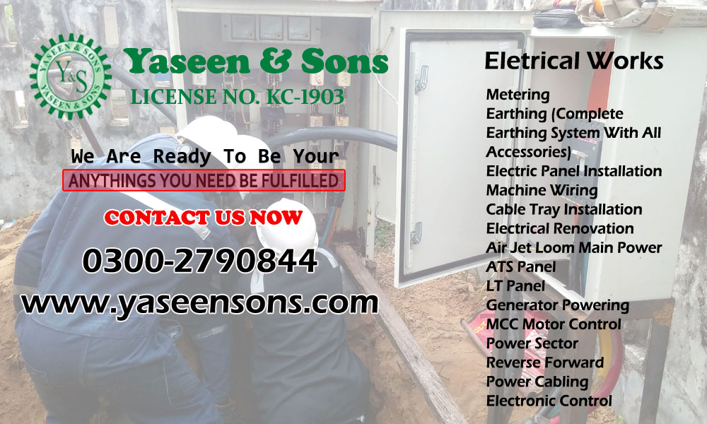 Electrical Services in Karachi Pakistan