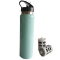 Antibacterial outdoor sports stainless steel filter water bottle