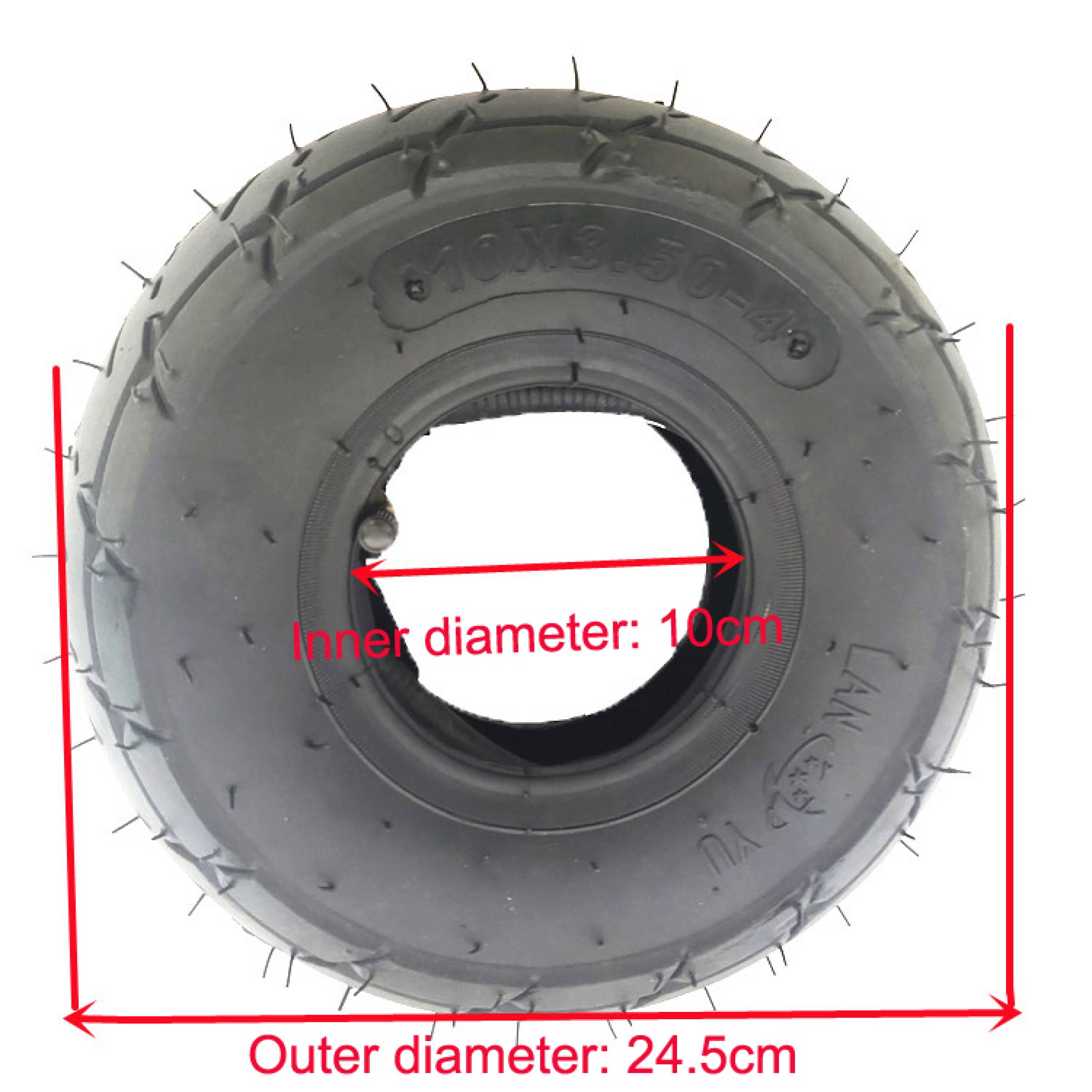 10 inch tyre for kids Bike 10x350-4 Inner and Outer Tire for Mini Motorcycle